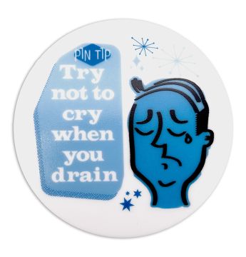 Try Not To Cry Pinball Drink Coaster